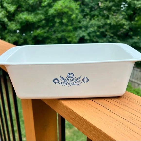 Corningware Kitchen Corning Ware Blue Cornflower P35 Loaf Pan